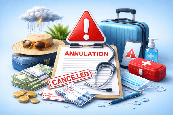 Assurance annulation voyage : meilleures offres, motifs acceptés, prix & conseils