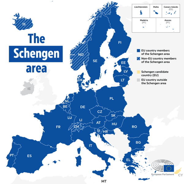 Schengen Visa Countries: Complete List, Map & Rules (2026)