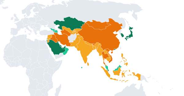 Los países más ricos de Asia en 2026