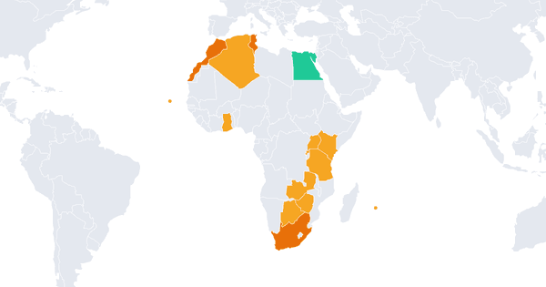 The most visited countries in Africa in 2026
